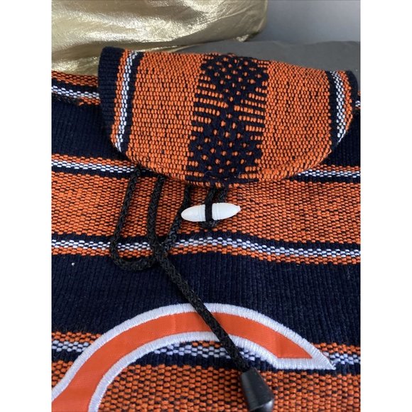 Chicago Bears Boho style drawstring backpack  15” 16” 5” Blue Orange main image 9